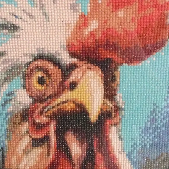 Colorful Rooster Beaded Wall Art - Picture 2 of 2